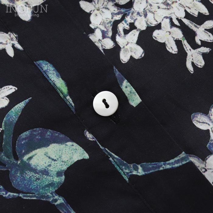 sosotto LIBERTY タナローン チビ衿ヨーク切替ギャザーワンピース 6分袖 Archive Lilacの画像