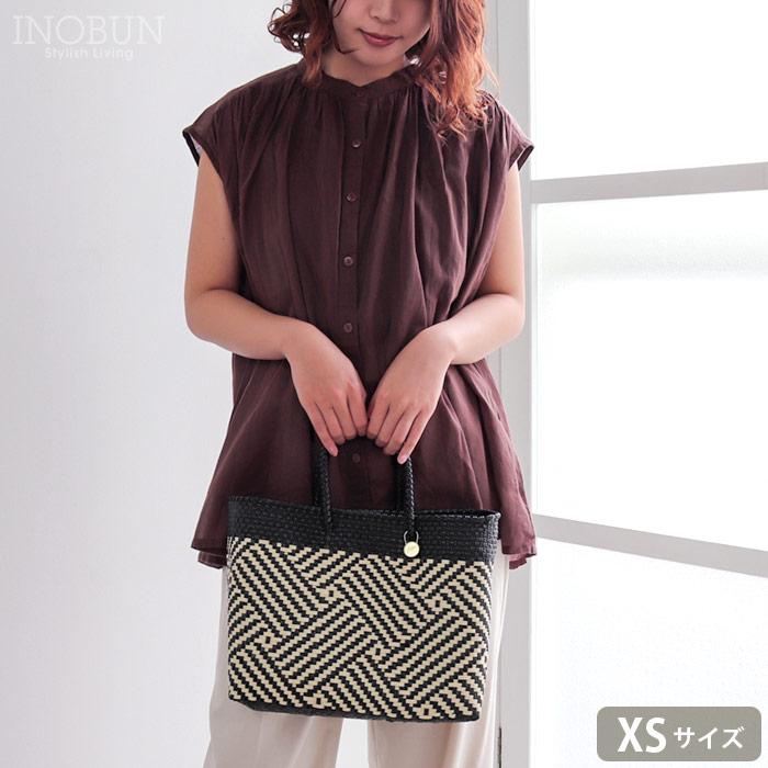 メルカドバッグ メルカド バッグ レトラ XSサイズ TAPETE ブラック x