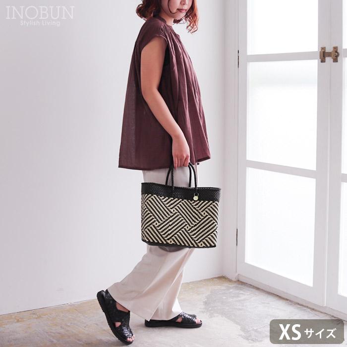 メルカドバッグ メルカド バッグ レトラ XSサイズ TAPETE ブラック x