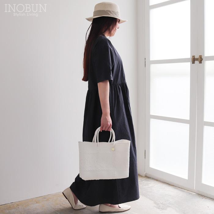 レトラ メルカドバッグ MIMOSA SHORT（横長S）ホワイト : INOBUN