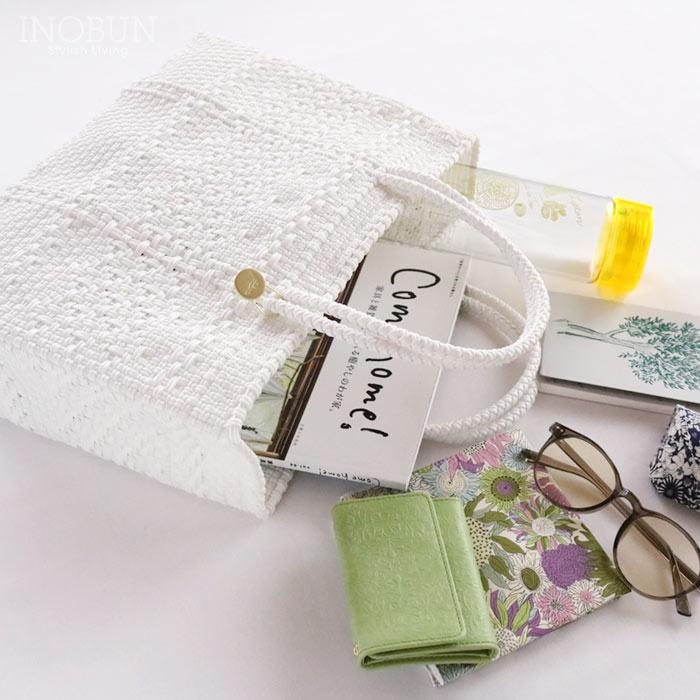 レトラ メルカドバッグ MIMOSA SHORT（横長S）ホワイト : INOBUN