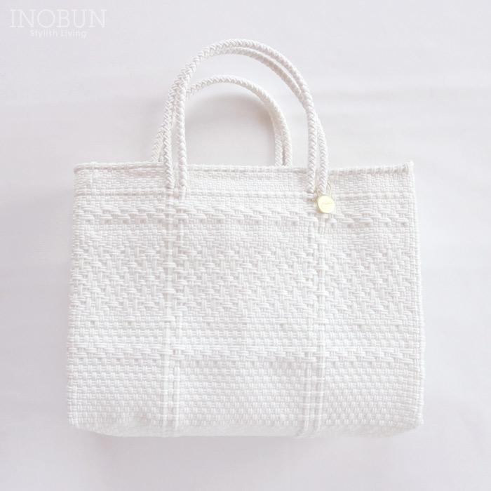 レトラ メルカドバッグ MIMOSA SHORT（横長S）ホワイト : INOBUN