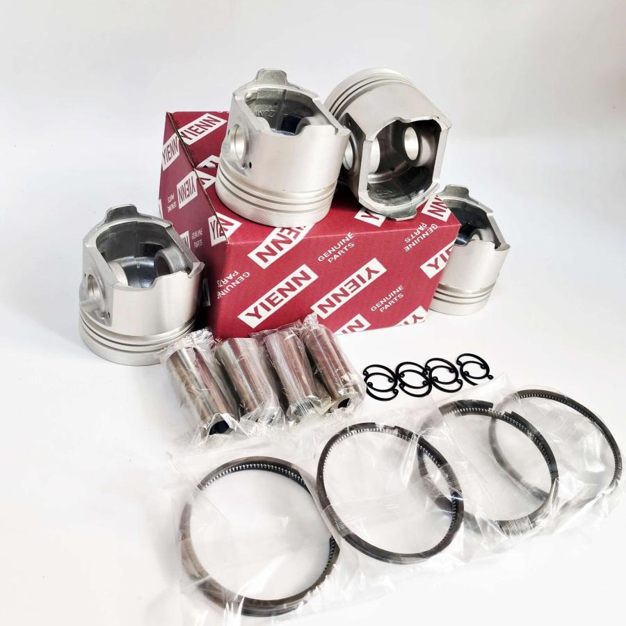 4x STD ピストン & リングセット日産ZD30 ZD30VN ピストンキットリング付き日産フィットパトロールアーバンルノーオペルモバノ