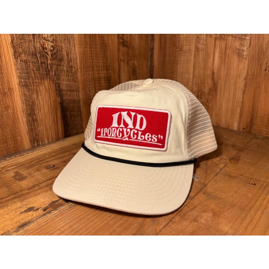 "IND ironcycLes" original ロゴワッペンメッシュキャップ |  | 02