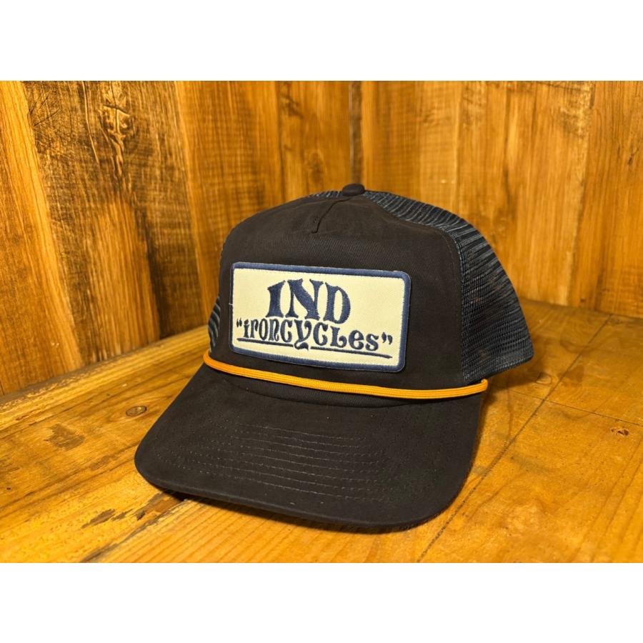 "IND ironcycLes" original ロゴワッペンメッシュキャップ |  | 03