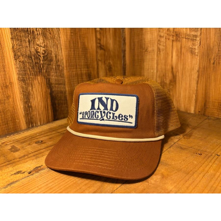 "IND ironcycLes" original ロゴワッペンメッシュキャップ |  | 05
