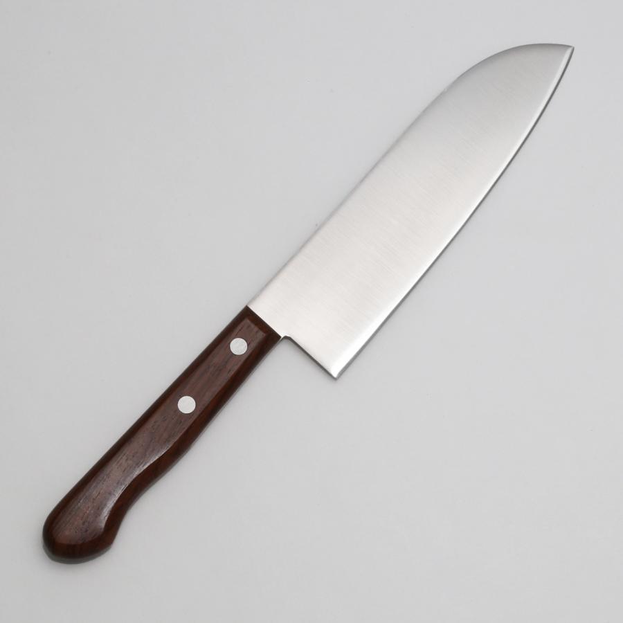 関の刃物 スジ三徳包丁 170mm クロムモリブデン鋼 魚 肉切 両刃 万能包丁 inoguchi_4