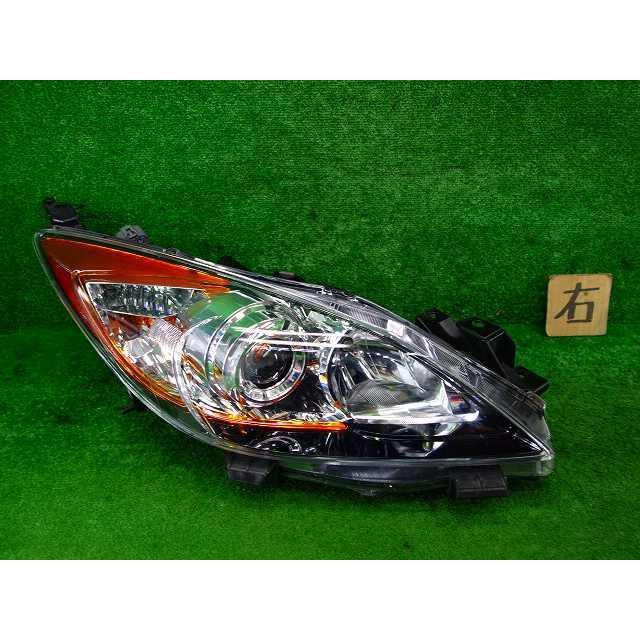 アクセラ DBA-BL5FW 右ヘッドライト 右ヘッドランプ 1500 41B BU4 青 