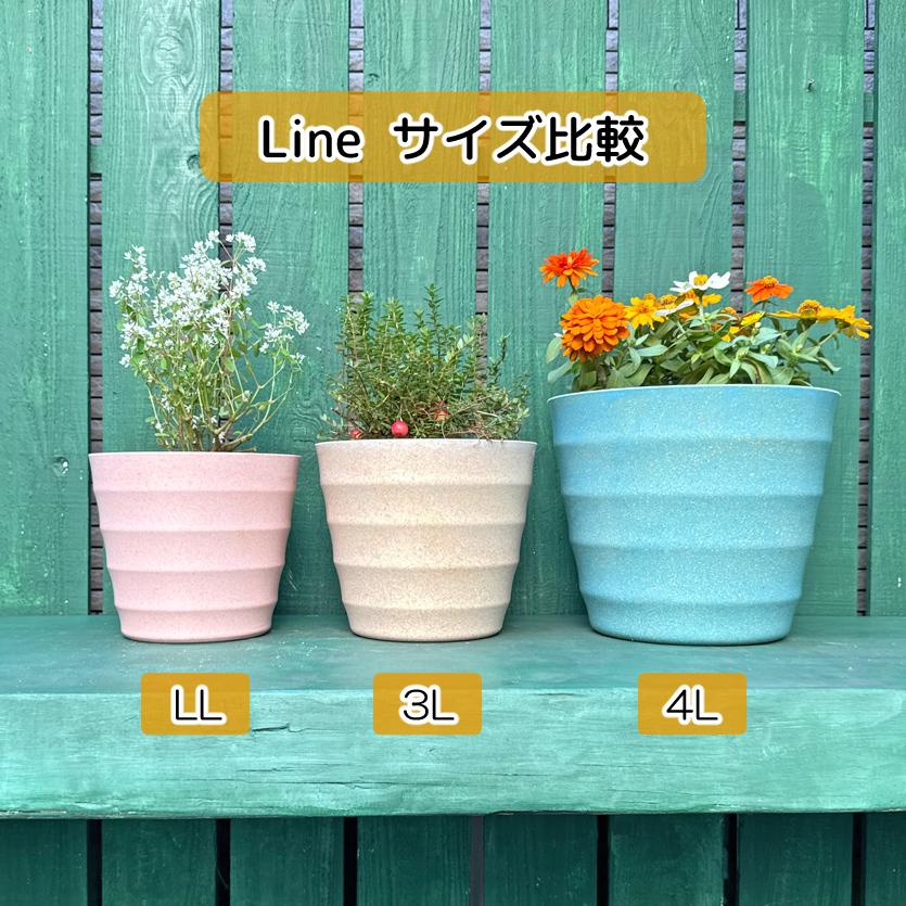 クーポンで3点以上30%OFF！【生分解ポット Line】 生分解 植木鉢 土に