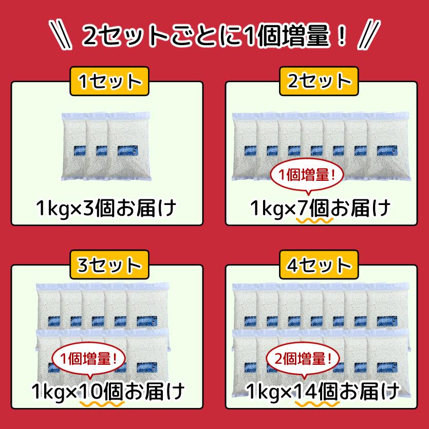 融雪剤【1kg×3個セット】日本製 凍結防止剤 塩カル 塩化カルシウム 雪