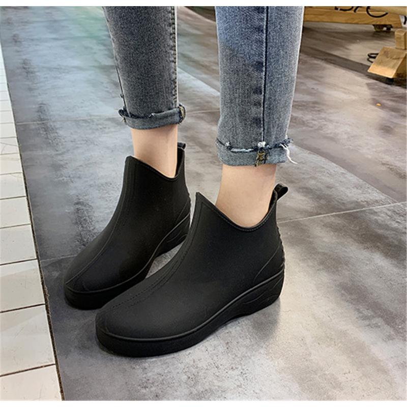 レインシューズ レディース 女性用 完全防水 履きやすい ショートブーツ レインブーツ 防滑 雨靴 歩きやすい