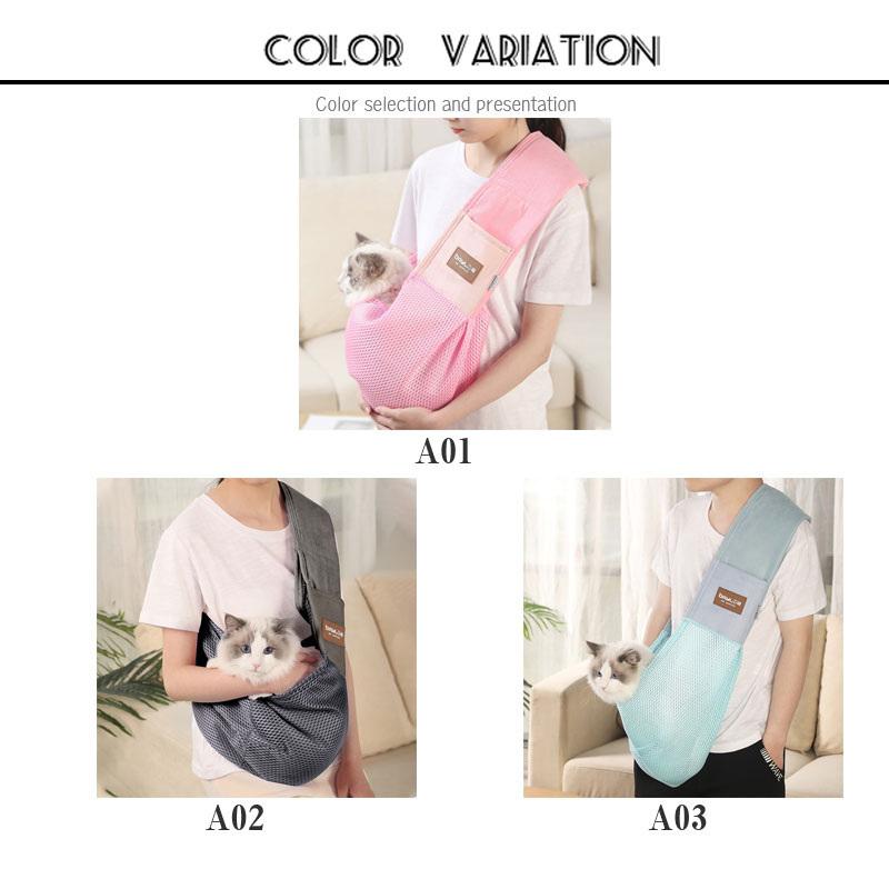新作商品 ペットスリング ペットバック 抱っこ紐 飛び出し防止用リード付き ポケット付き 幅広 メッシュ 犬 ドッグスリング キャリーバッグ 小型犬 ドッグ Cisama Sc Gov Br