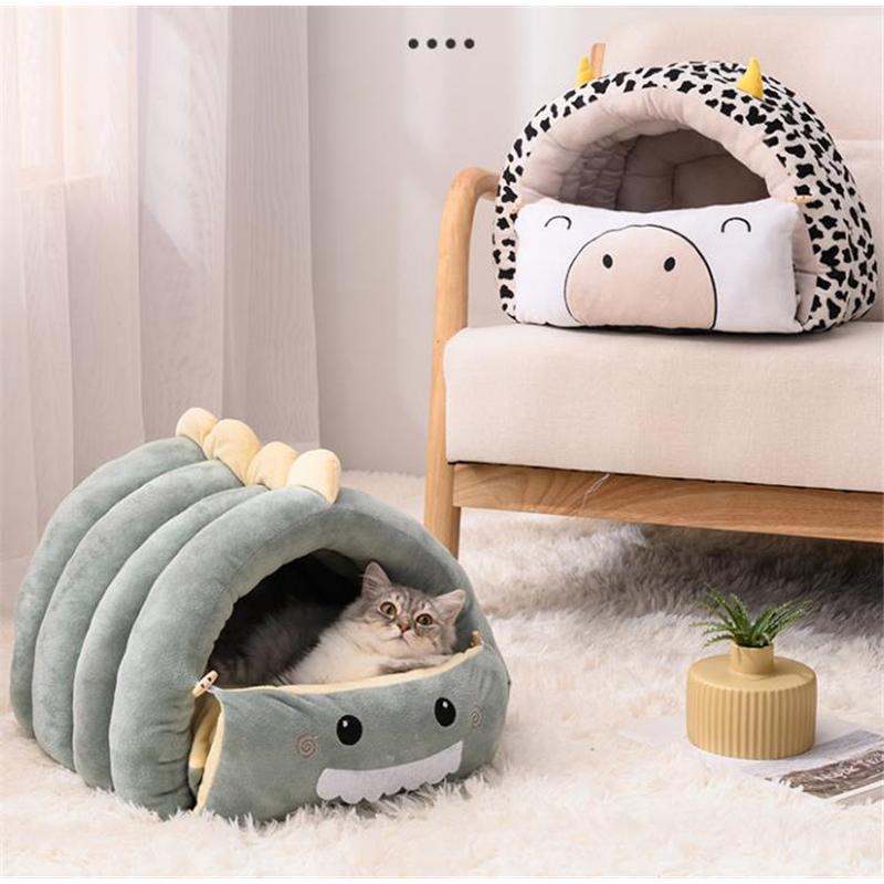 超人気 専門店 ペットハウス 猫ベッド ペット用品 ペットベッド 犬 猫 ハウス もちもち キャット ネコ 寝袋 室内用 冬用 ベッド 猫用ベッド