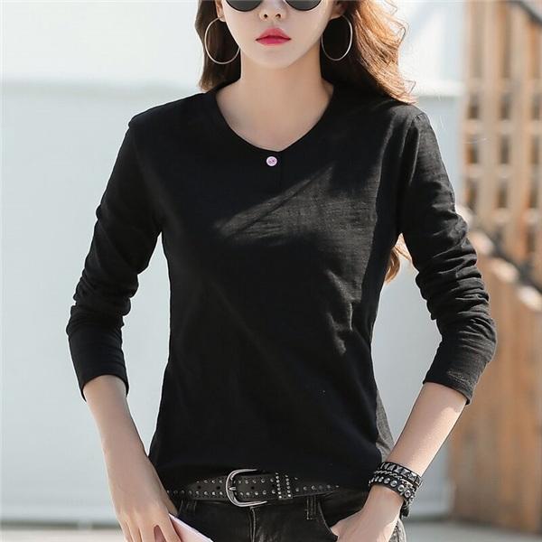 国内正規総代理店アイテム 一部即日発送 カットソー レディース トップス Tシャツ 長袖 春 夏 涼しい シンプル 薄手 スリム インナー レイヤード オールシーズン 重ね着