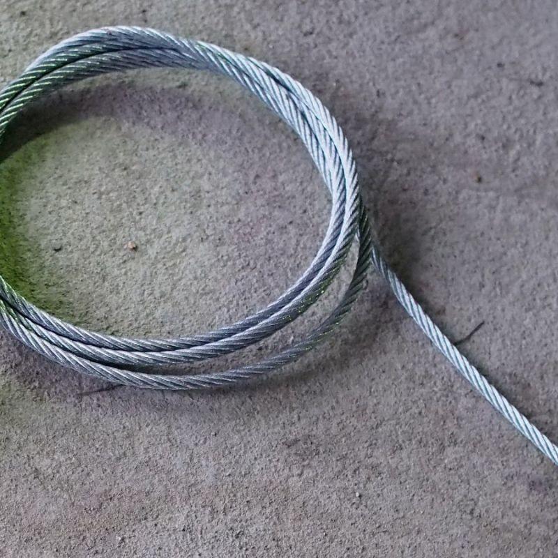 イノシシくくり罠 メッキ足くくり罠用 ワイヤロープ 100m Φ4mm 6*19 鳥獣被害対策イノシシ シカ対策最適 猪 狩猟 害獣 駆除 簡単 猪 鹿の有害駆除|inoshishihoihoi|02