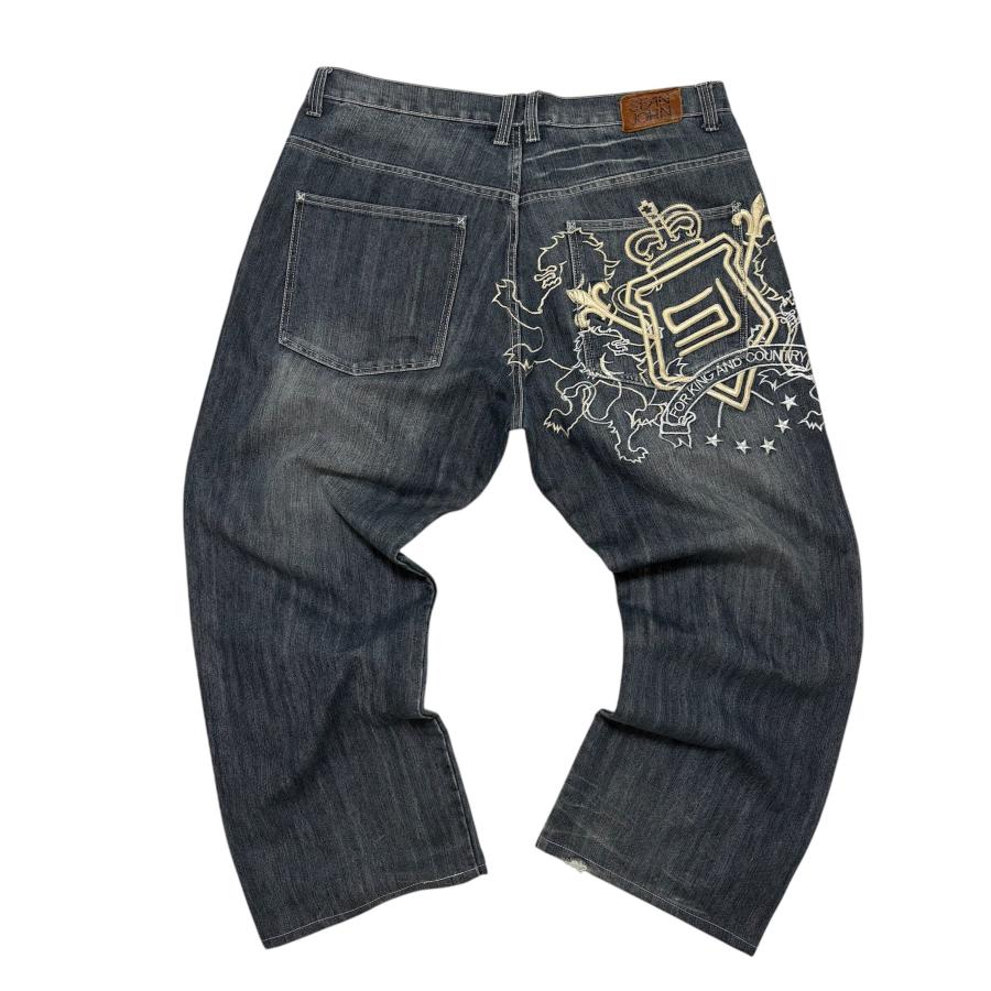 SEAN JOHN 中古 ショーンジョン ワイドバギーデニム ジーンズ 