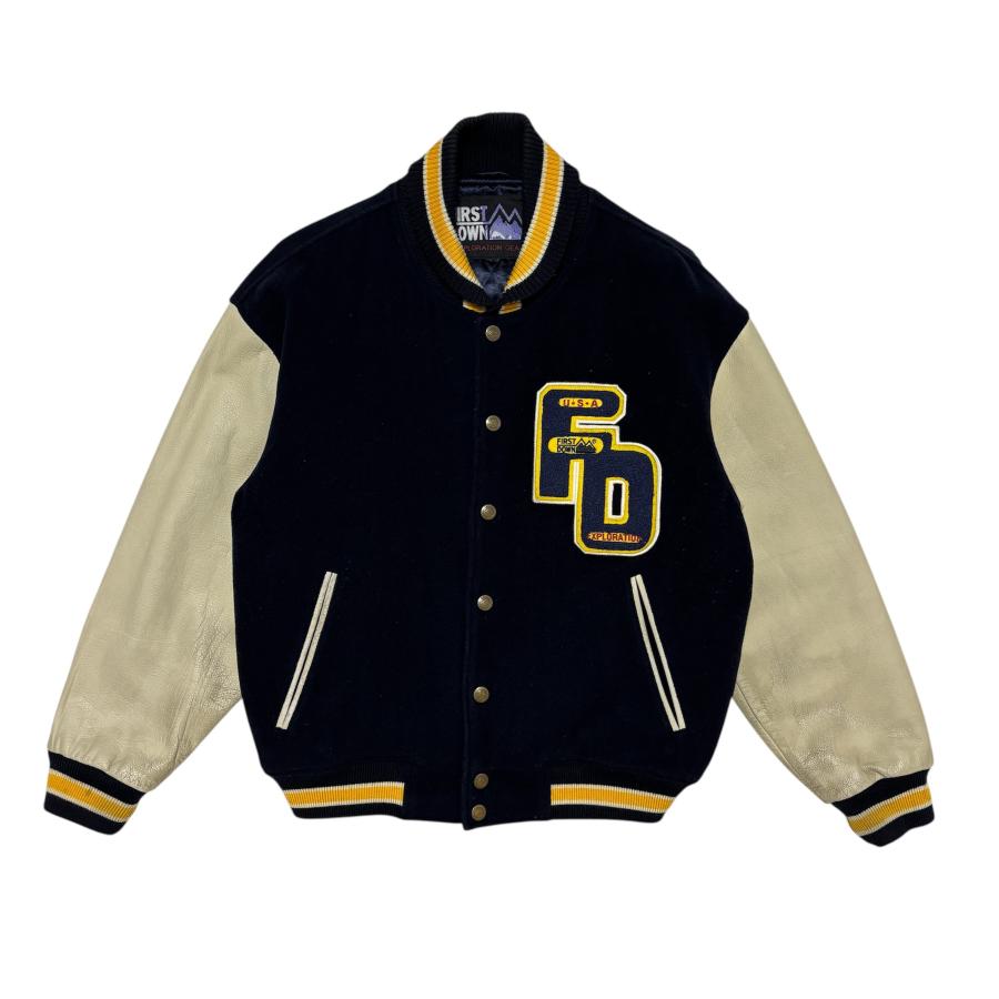 FIRST DOWN（ファーストダウン） 古着 スタジャン バーシティ