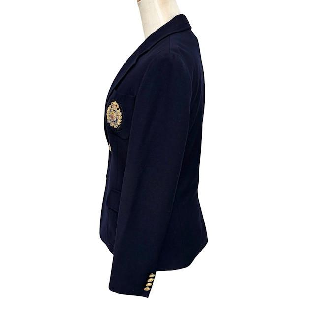 ✨極美品✨ポロラルフローレン　紺ブレ　金ボタン　フォーマル　セレモニー　卒業式 POLO RALPH LAUREN ポロ・ラルフローレン 金ボタン 紺ブレザー