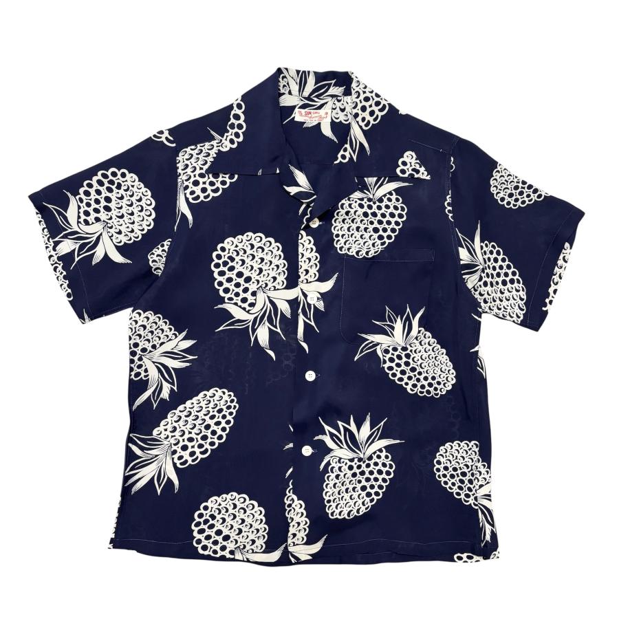 SUN SURF 古着 サンサーフ アロハシャツ PINEAPPLE パイナップル