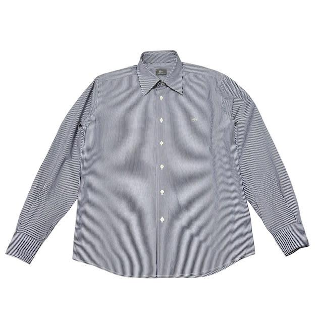 LACOSTE（ラコステ） 古着 長袖 ストライプ柄シャツ クリーニング済み 