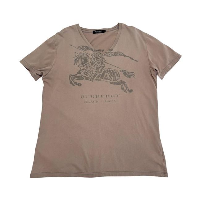 BURBERRY BLACK LABEL（バーバリーブラックレーベル） 古着 半袖 V