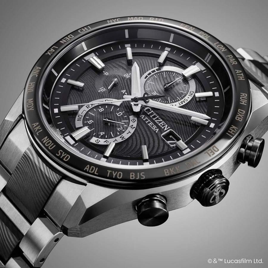 ACT Line AT8385-55E CITIZEN ATTESA エコ・ドライブ 電波時計 スター