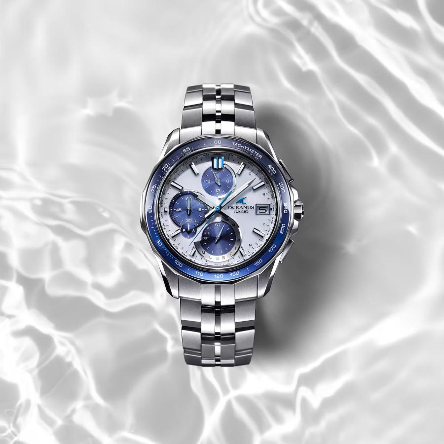 OCW-S7000D-7AJF CASIO オシアナス マンタ Bluetooth搭載 チタンスリムケース 電波ソーラー 日本製の画像