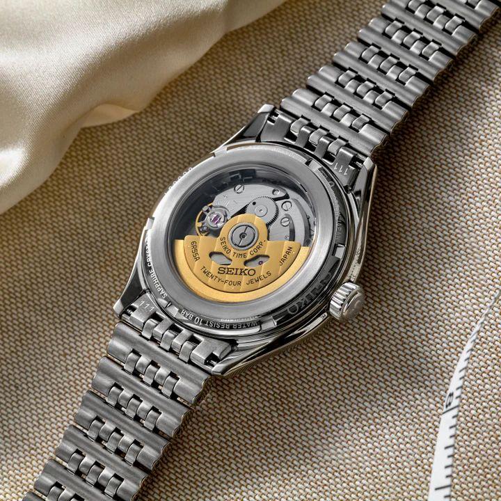 SARX123 SEIKO プレサージュ メカニカル 3days 仙斎茶（暗い緑褐色）ダイヤル 着け心地の良いクラシックブレスレットの画像