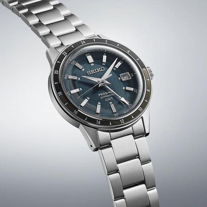 SARY229 SEIKO プレサージュ メカニカル Style60's ヴィンテージデザイン GMTモデル｜inoue-watch｜02