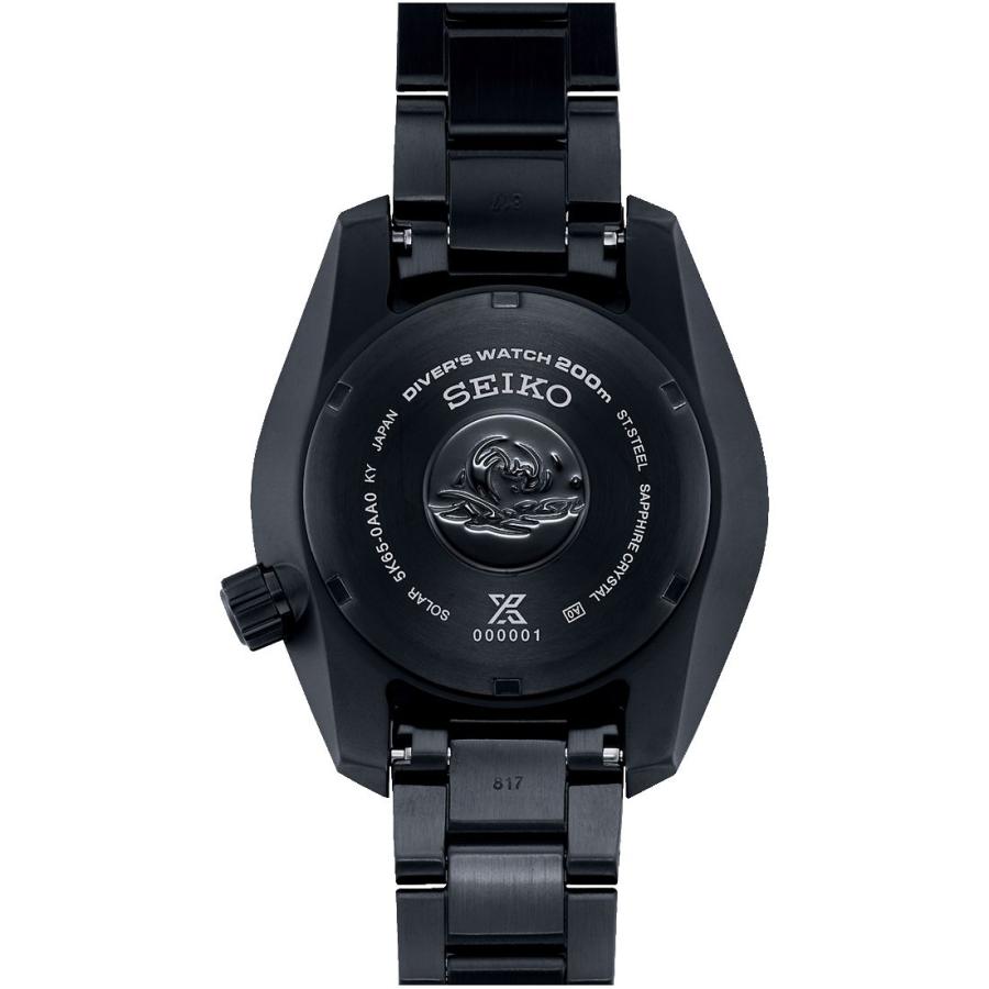 SBPK007 SEIKO PROSPEX ソーラー 200m潜水用防水 The Black Series ナイトビジョン 日本製｜inoue-watch｜03