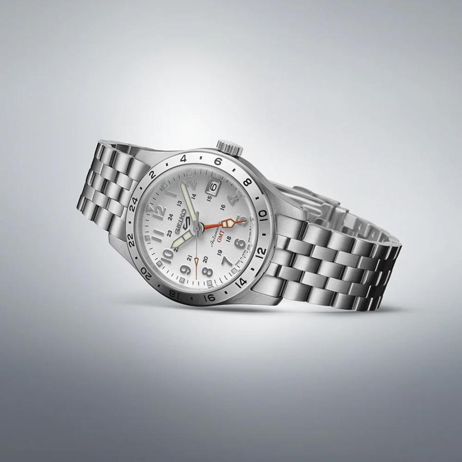 Seiko 5 Sports SBSC009 メカニカル 日本製 GMT Field Style : 井上