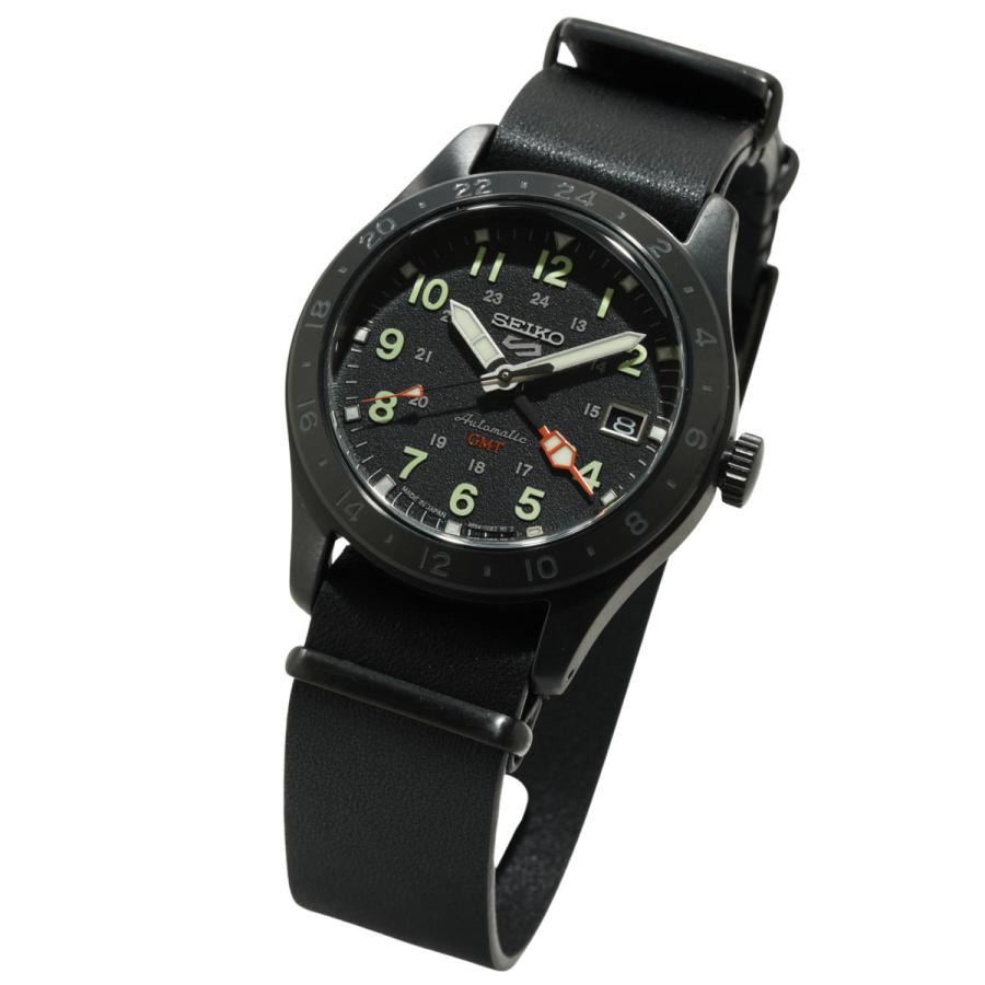 Seiko 5 Sports SBSC013 スポーツ メカニカル 日本製 GMT Field Style