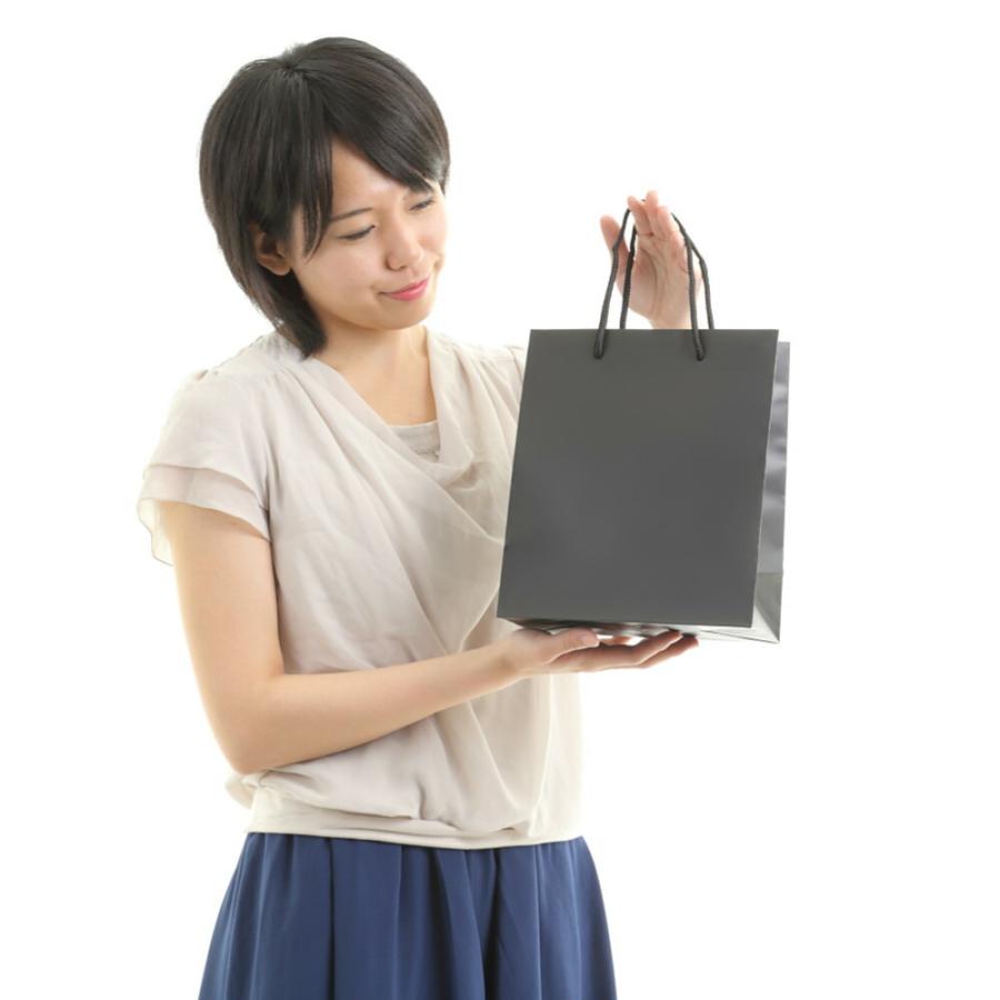 紙袋 高級感 卒業式 結婚式 厚手 オシャレ お菓子 50枚 マットブラック S-22 220×120ｘ260_7