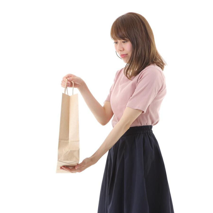 紙袋 A4 手提げ 中 取っ手 業務用 50枚 200枚 1000枚 未晒 無地 クラフト HA-4 260ｘ100ｘ330の画像