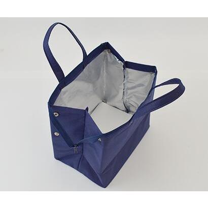 ランチ（LuncH） 保冷バッグ マチ20cm お弁当 折りたたみ アルミ