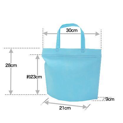 保冷バッグ 折りたたみ お弁当 小さめ 黒 クラフト シンプル ソフト ランチバッグ 小 200枚 LC629 300/210W×90D×232/280Hの画像