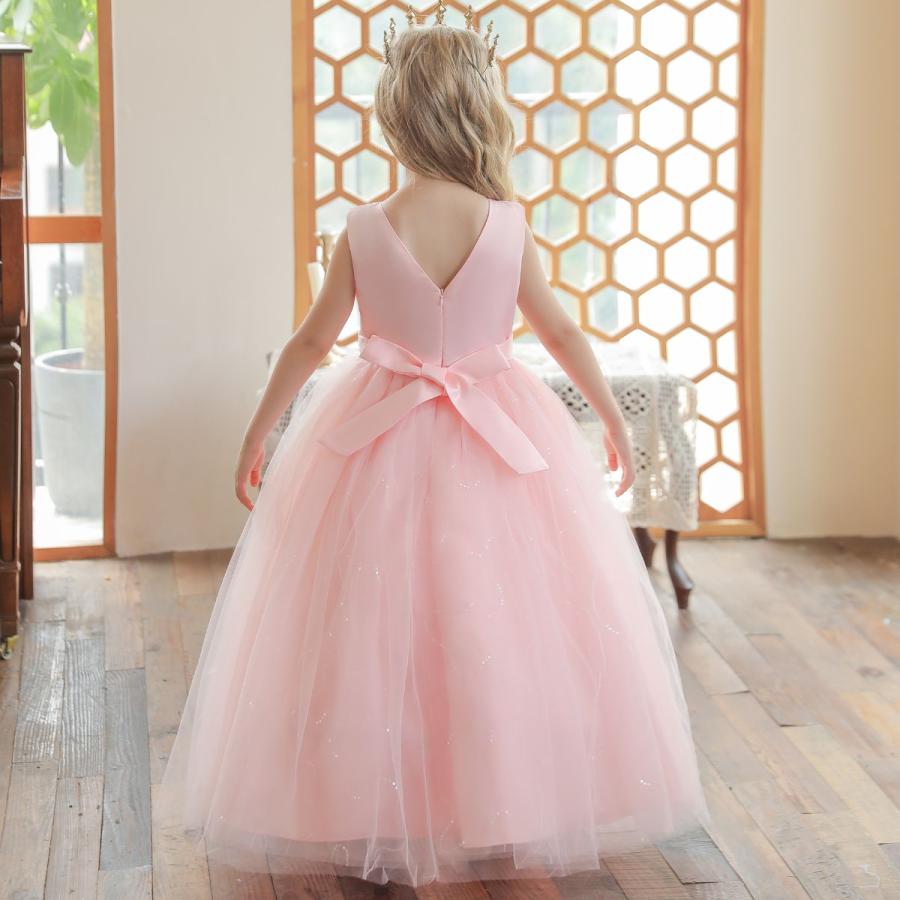 発表会ドレス 子供ドレス ピアノ ワンピース 結婚式 キッズドレス