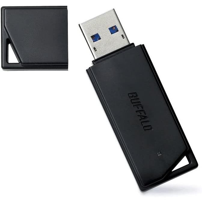 USBメモリー 32GB バッファロー RUF3-K32GB-BK USB3.1 (Gen1) 32GB 【メール便限定】｜inputmhiroshima