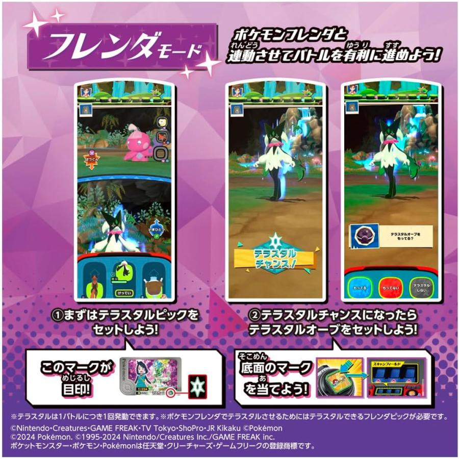 ポケモンフレンダ フレンダトランク ピカチュウバージョン ＆ 超連動! ポケモン テラスタルオーブRV プレゼントセット 倉庫B | タカラトミー | 06