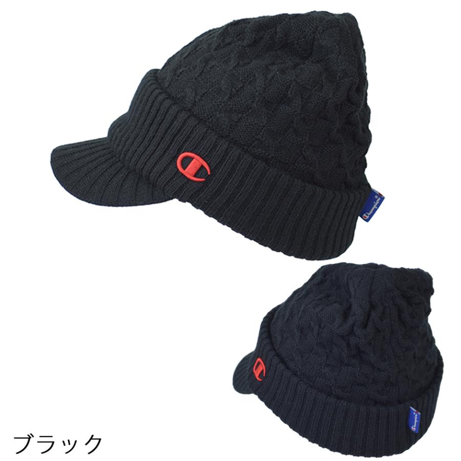 Champion（チャンピオン） つば付き ニットキャップ つば付き ニット帽