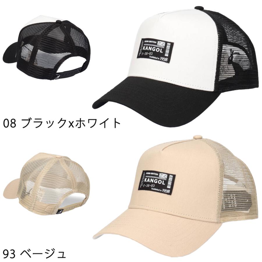 KANGOL（カンゴール） ラベル トラッカー メッシュキャップ LABEL