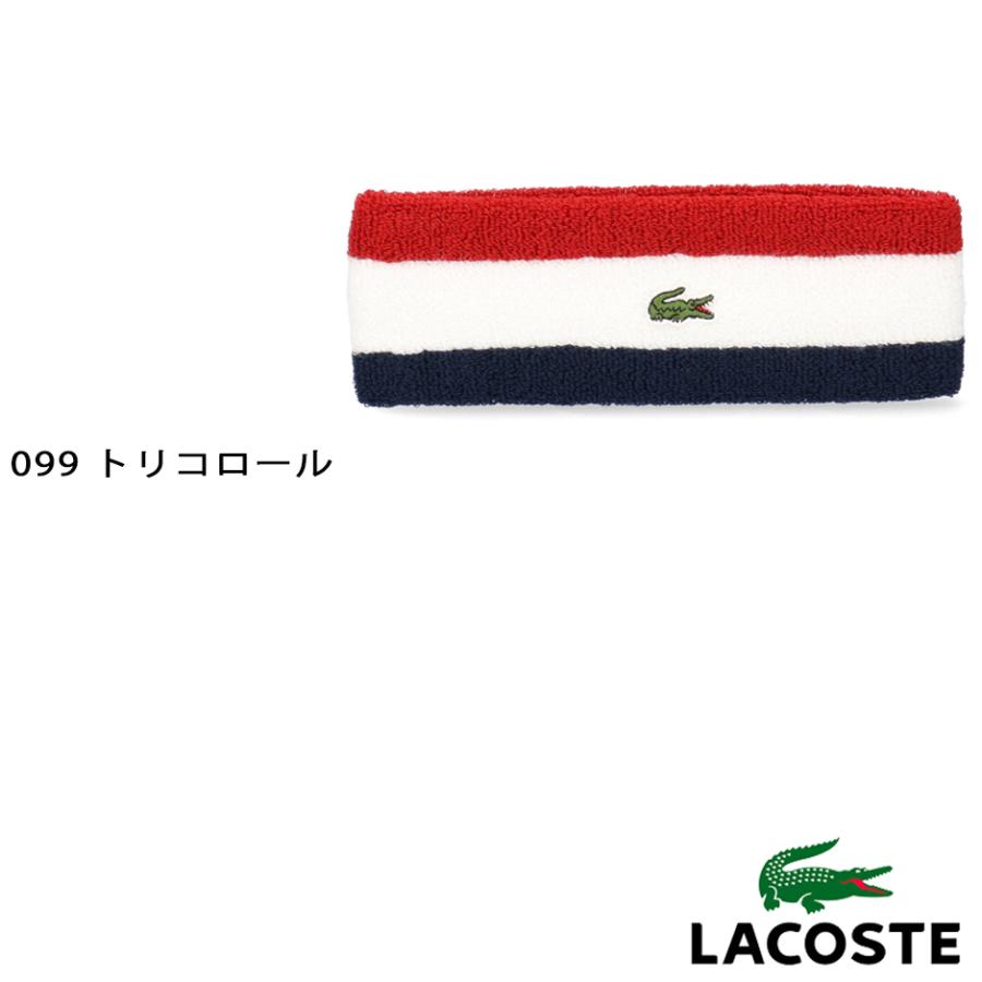 LACOSTE（ラコステ） バイカラー ヘアバンド ヘッドバンド ロゴ ワン