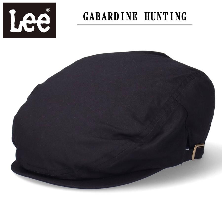 Lee（リー） ブランク ハンチング ブラック 帽子 薄め サイドベルト
