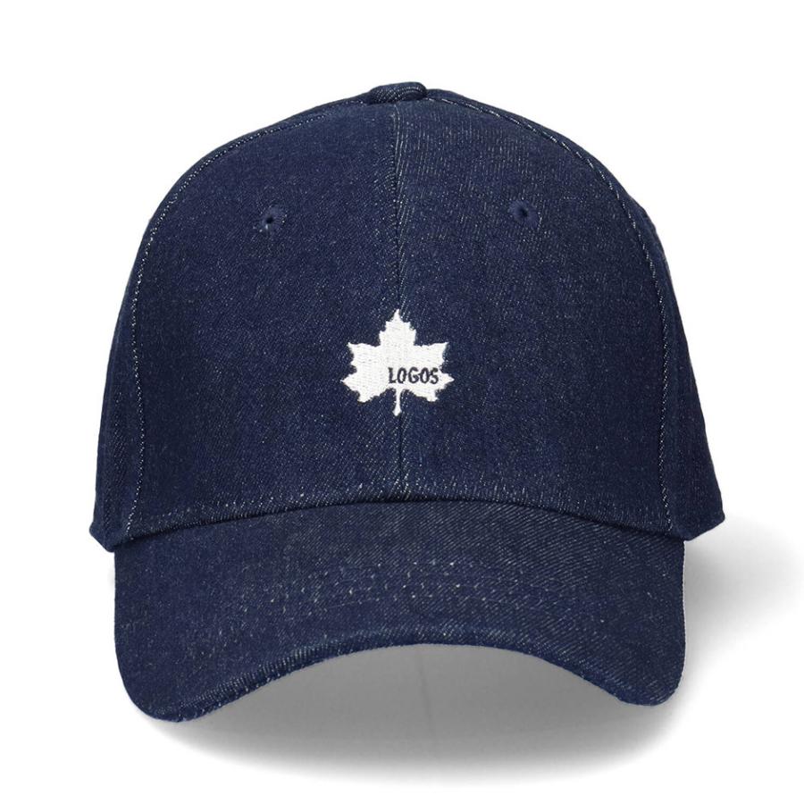 LOGOS ロゴス ワンオッシュ デニム キャップ 帽子 デニム