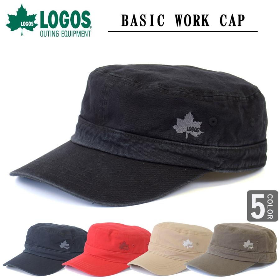 ロゴス LOGOS ワークキャップ ウォッシュ加工 キャップ 帽子 アウトドア ブランド Basic Work Cap LS6k203Z｜inreason