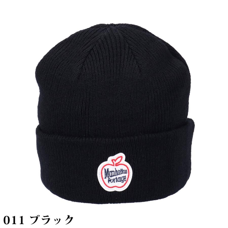 Manhattan Portage（マンハッタンポーテージ） アップルロゴ ニット帽