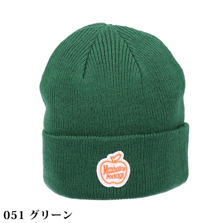 Manhattan Portage（マンハッタンポーテージ） アップルロゴ ニット帽