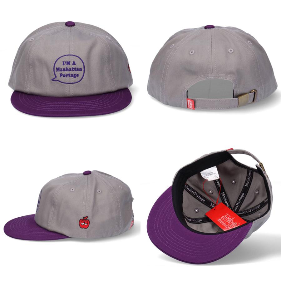 「猫耳」エアインテーク付きCAP　Prototype 1.0　ロングビルキャップ Manhattan Portage マンハッタンポーテージ アメコミロゴ