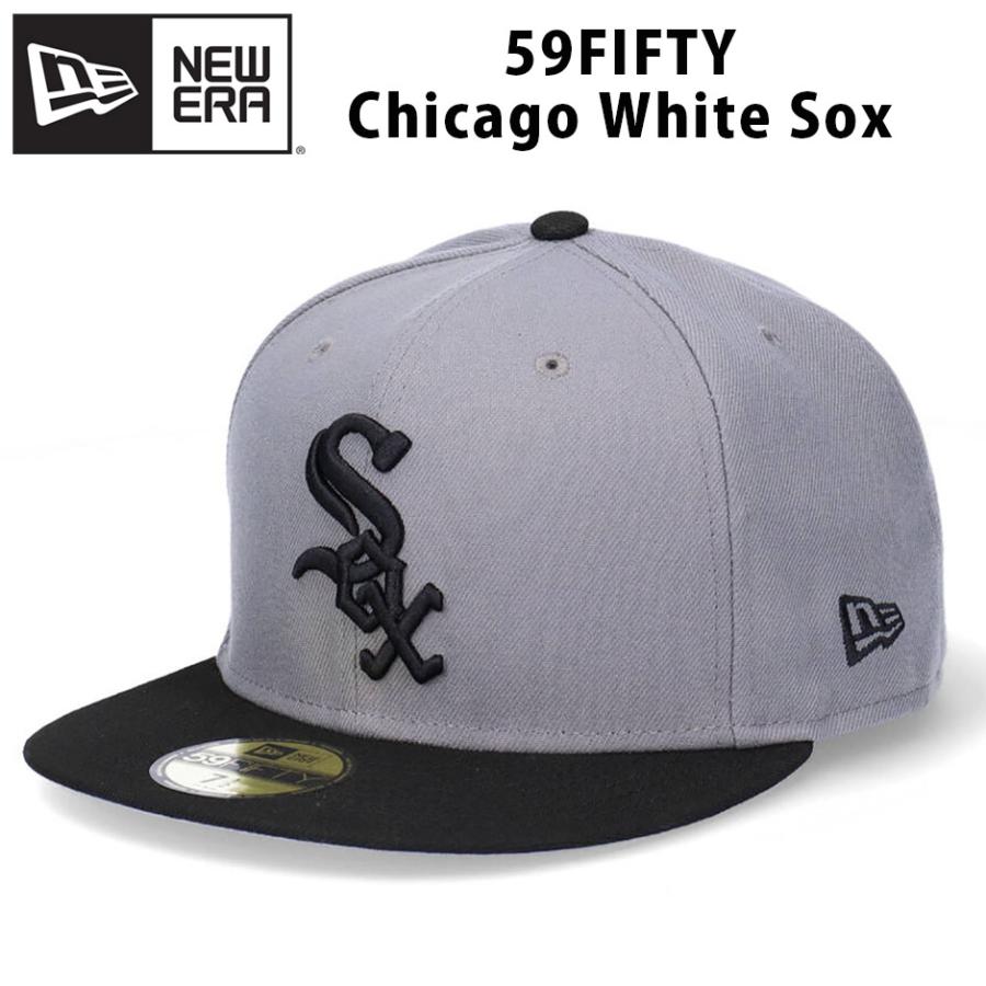 ニューエラ NEW ERA 59FIFTY シカゴ ホワイトソックス キャップ 帽子 MLB 大きいサイズ Chicago White Sox  5950 グレーxブラック ブランド : neb-11591165 : INREASON - 通販 - Yahoo!ショッピング