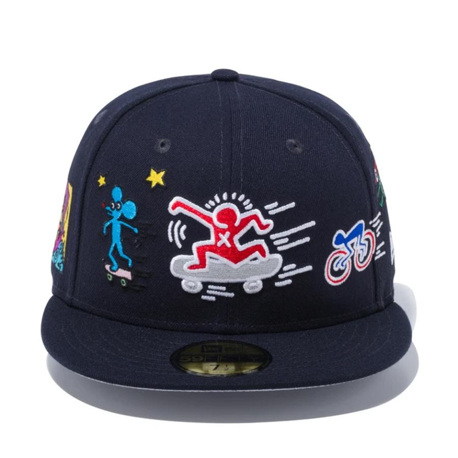 NEW ERA ニューエラ 59FIFTY キースへリング スケボー キャップ NEW ERA ニューエラ 59FIFTY キースへリング スケボー キャップ